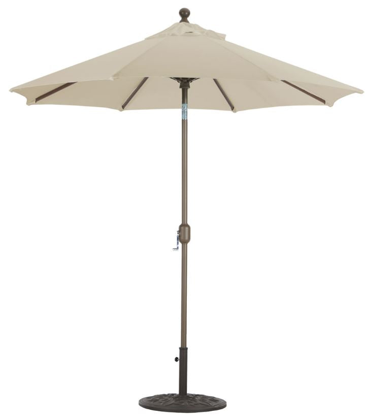 GALTECH 7.5' Deluxe Auto Tilt Octagon Umbrella Antique Beige