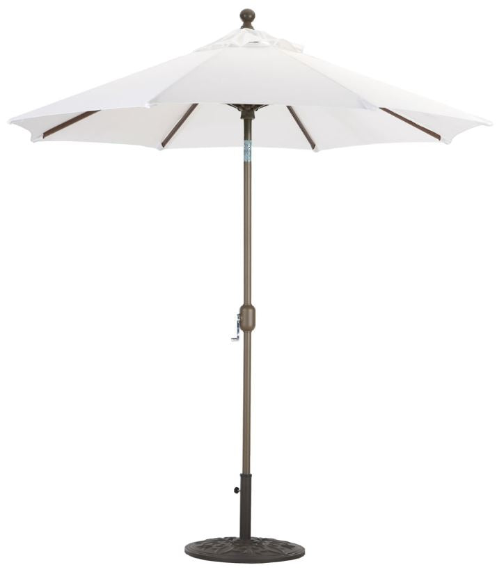 GALTECH 7.5' Deluxe Auto Tilt Octagon Umbrella Natural