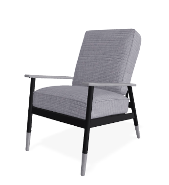 Telescope Welles Cushion Outdoor Arm Chair w/ Welting