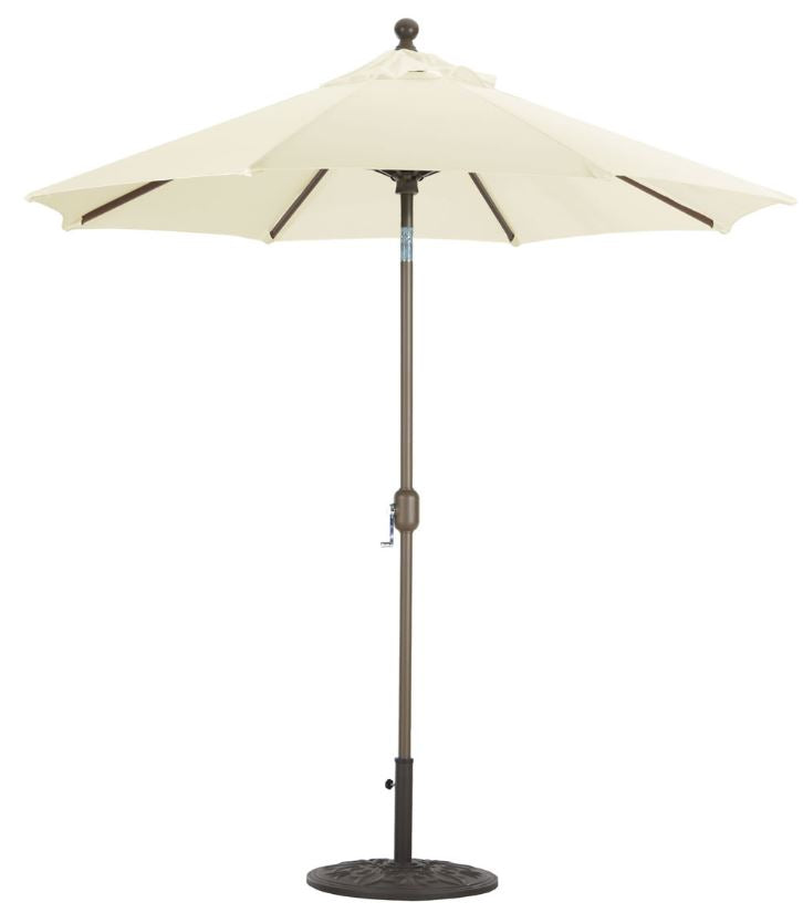 GALTECH 7.5' Deluxe Auto Tilt Octagon Umbrella Vellum