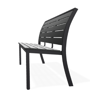 Telescope Bazza 56" Outdoor Stacking Armless Bench