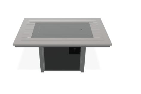 Telescope Casual 36" x 54" Outdoor Rectangular MGP Top Fire Table