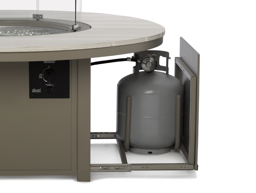Telescope MGP Top Fire Tables 48" x 84" Rectangular MGP Top Outdoor Fire Table