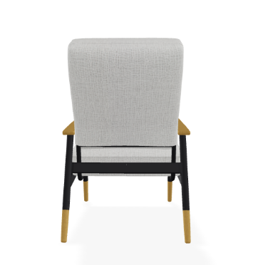 Telescope Welles Cushion Outdoor Arm Chair w/ Welting