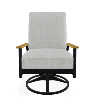 Telescope Welles Cushion Outdoor Swivel Rocker w/ Welting