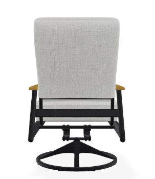 Telescope Welles Cushion Outdoor Swivel Rocker w/ Welting