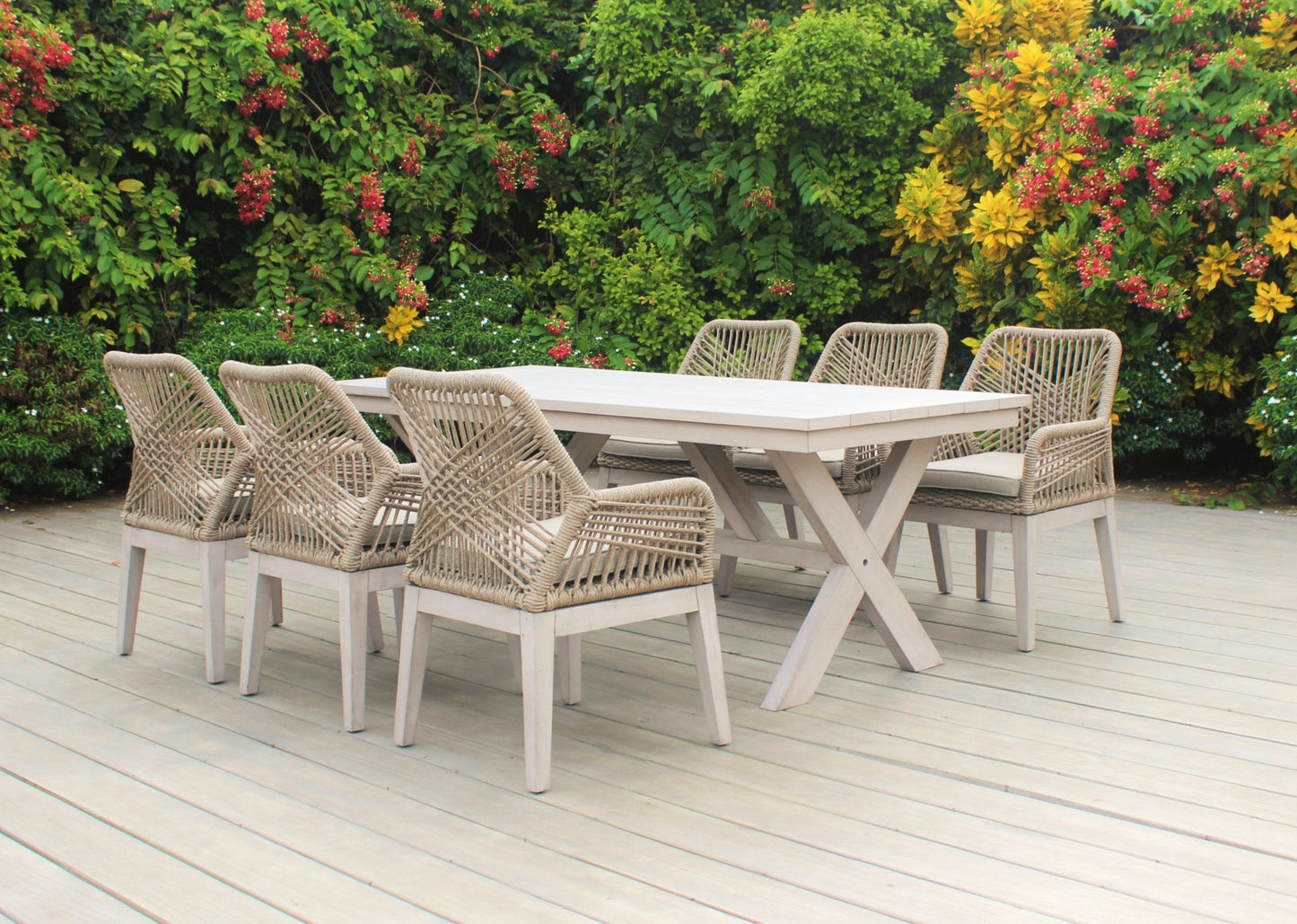BLOWOUT SALE | PH Long Beach 7-pc Outdoor Dining Set