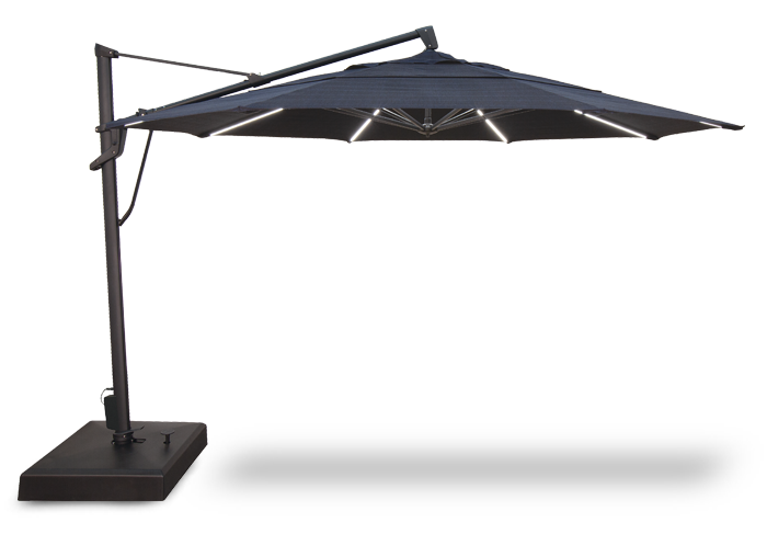 Treasure Garden 13' Starlux Octagon Cantilever With Lights