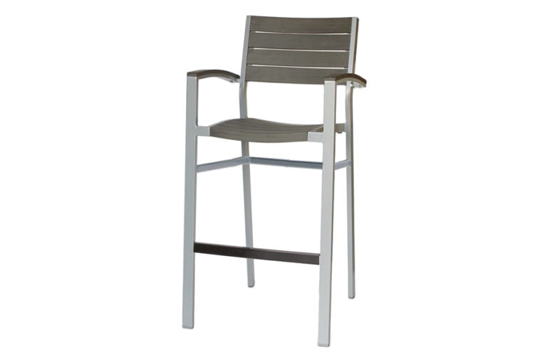 Ratana New Mirage Outdoor Bar Chair w/ Arm (Stackable)