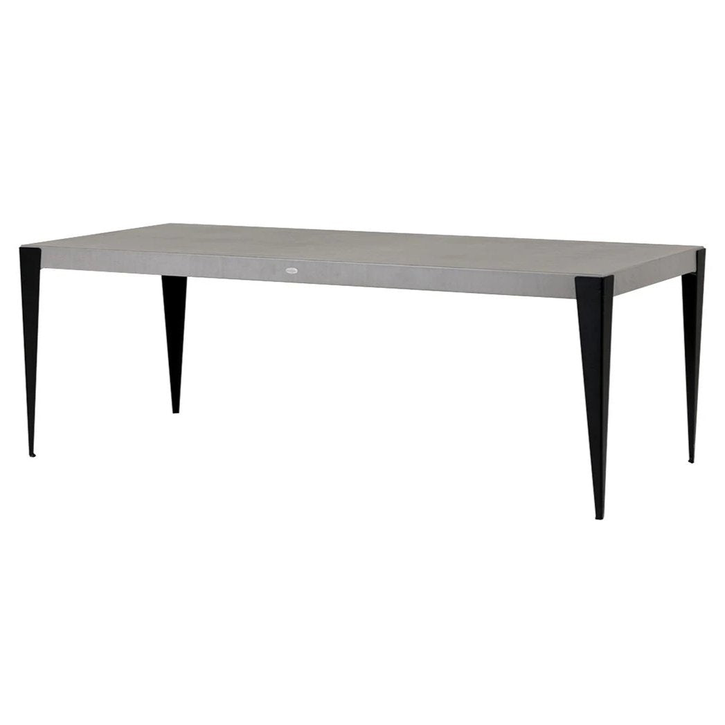 Ratana Genval 84.5″ x 38″ Rectangular Outdoor Dining Table w/Umbrella Hole