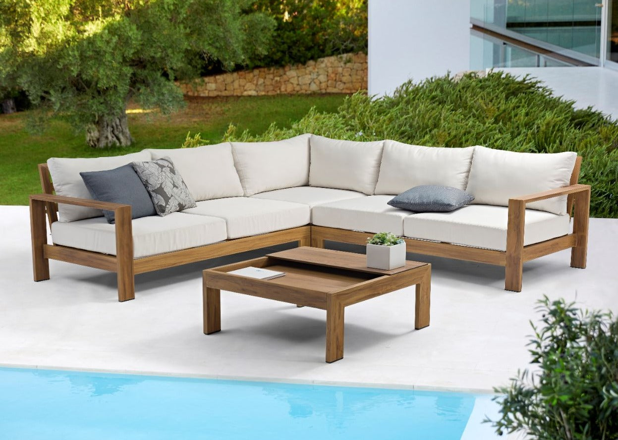 PH Sunset Beach 4-pc Outdoor Sectional Set