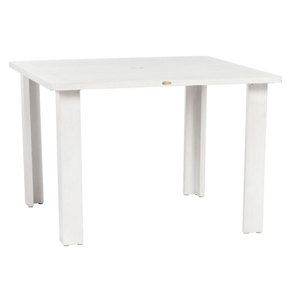 Ratana Limo 60″ Square Outdoor Dining Table w/Umbrella Hole