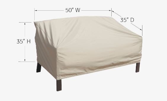 Loveseat Cover Protective Cover dimentions