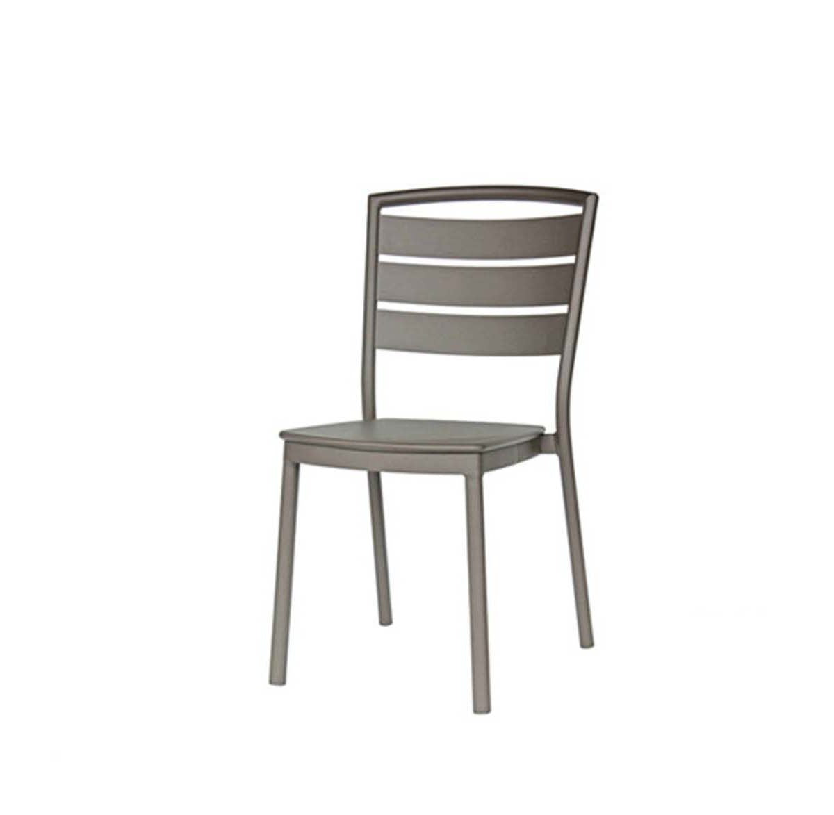Ratana Ciara Outdoor Stacking Side Chair Gray