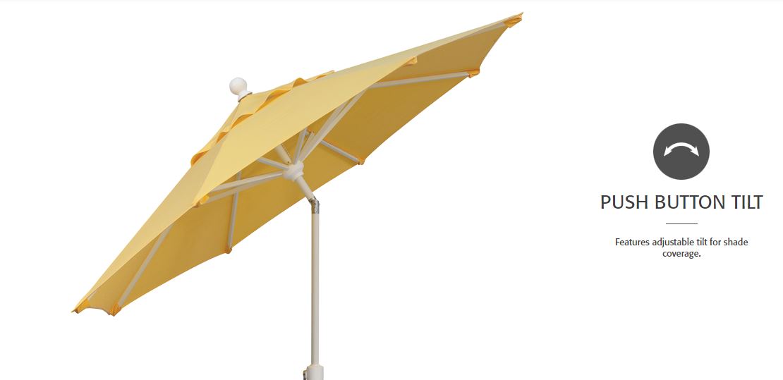 Treasure Garden 6' Push Button Umbrella