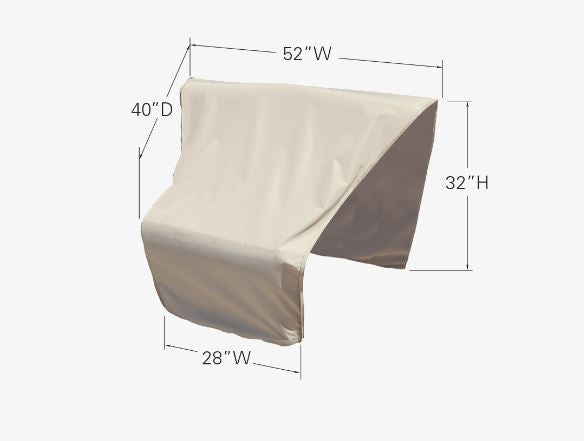 Modular Wedge Sectional Protective  Analyzing image     wedgecorner dimentions Cover