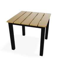 Load image into Gallery viewer, Telescope Rustic Polymer Top Tables 21&quot; Square End Table