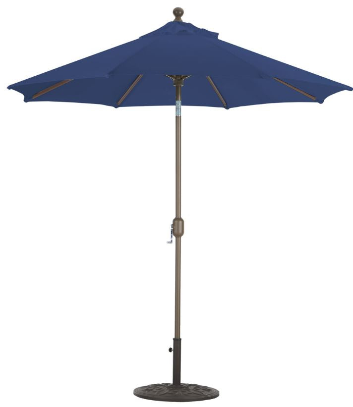 GALTECH 7.5' Deluxe Auto Tilt Octagon Umbrella Navy
