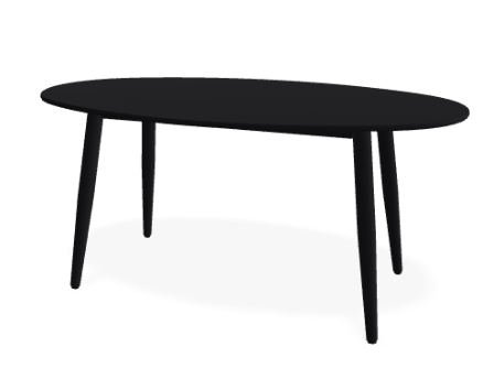 Telescope Nola MGP Aluminum 24" x 42" Oval Outdoor Coffee Table