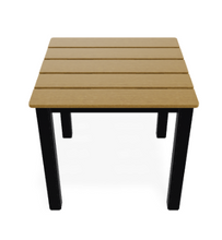 Load image into Gallery viewer, Telescope Rustic Polymer Top Tables 21&quot; Square End Table