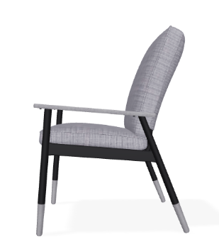 Telescope Welles Cafe Outdoor Dining Chair w/ Welting