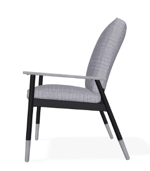 Telescope Welles Cafe Dining Chair w/ Welting