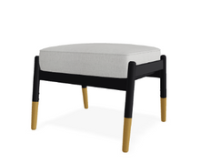 Load image into Gallery viewer, Telescope Welles Cushion Ottoman w/ Welting