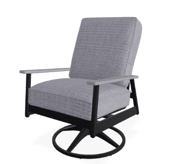 Telescope Welles Cushion Outdoor Swivel Rocker w/ Welting