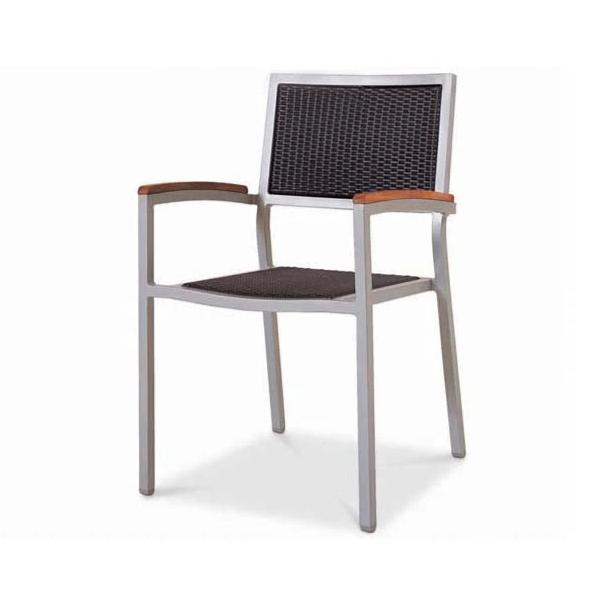 Ratana New Munich Stacking Arm Chair