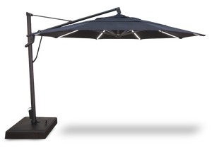 Treasure Garden 13' Starlux Octagon Cantilever With Lights