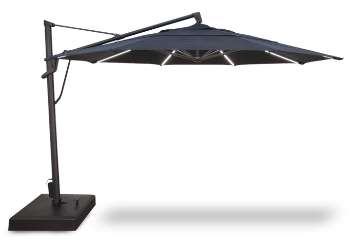 Treasure Garden 13' Starlux Octagon Cantilever With Lights