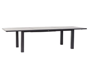 Ratana Mezo Extendable Table w/Aluminum Slat Top