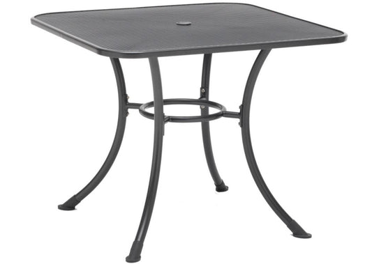 Kettler 36" Square Mesh Dining Table w/ Umbrella Hole