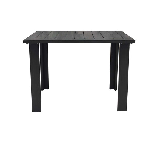 Ratana Limo 60″ Square Outdoor Dining Table w/Umbrella Hole