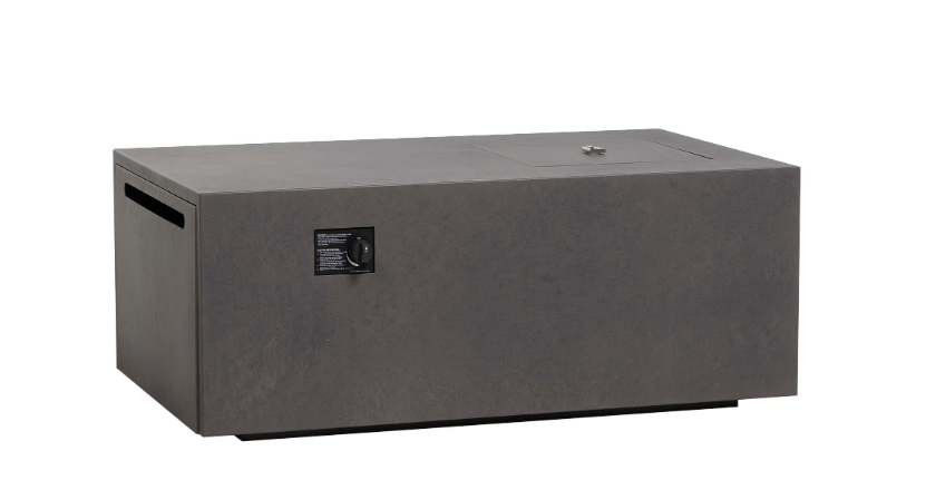 Ratana Fiamma 50" x 30" 长方形防火桌带盖