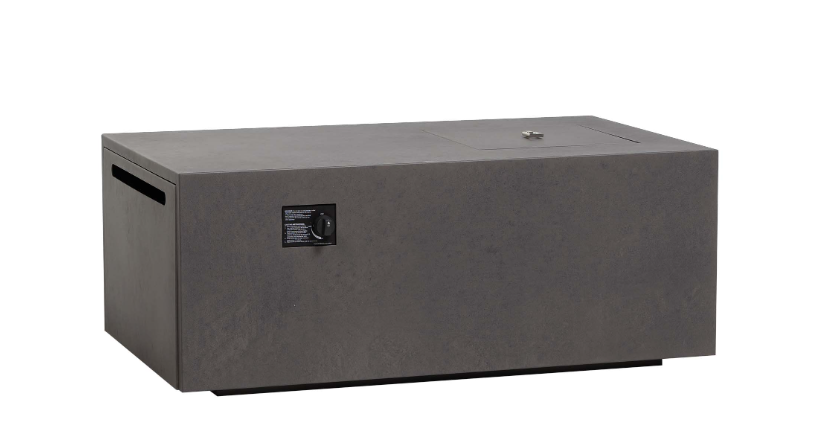 Ratana Fiamma 50" x 30" Rectangular Fire Table w/Lid