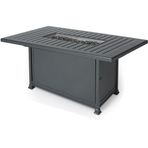 Mallin 60.5" x 36" Paso Robles 长方形聊天高度防火桌