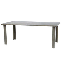 将图片加载到图库查看器，Ratana Limo 84″ x 42″ 长方形餐桌带伞孔