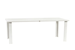Ratana Limo 84″ x 42″ 长方形餐桌带伞孔