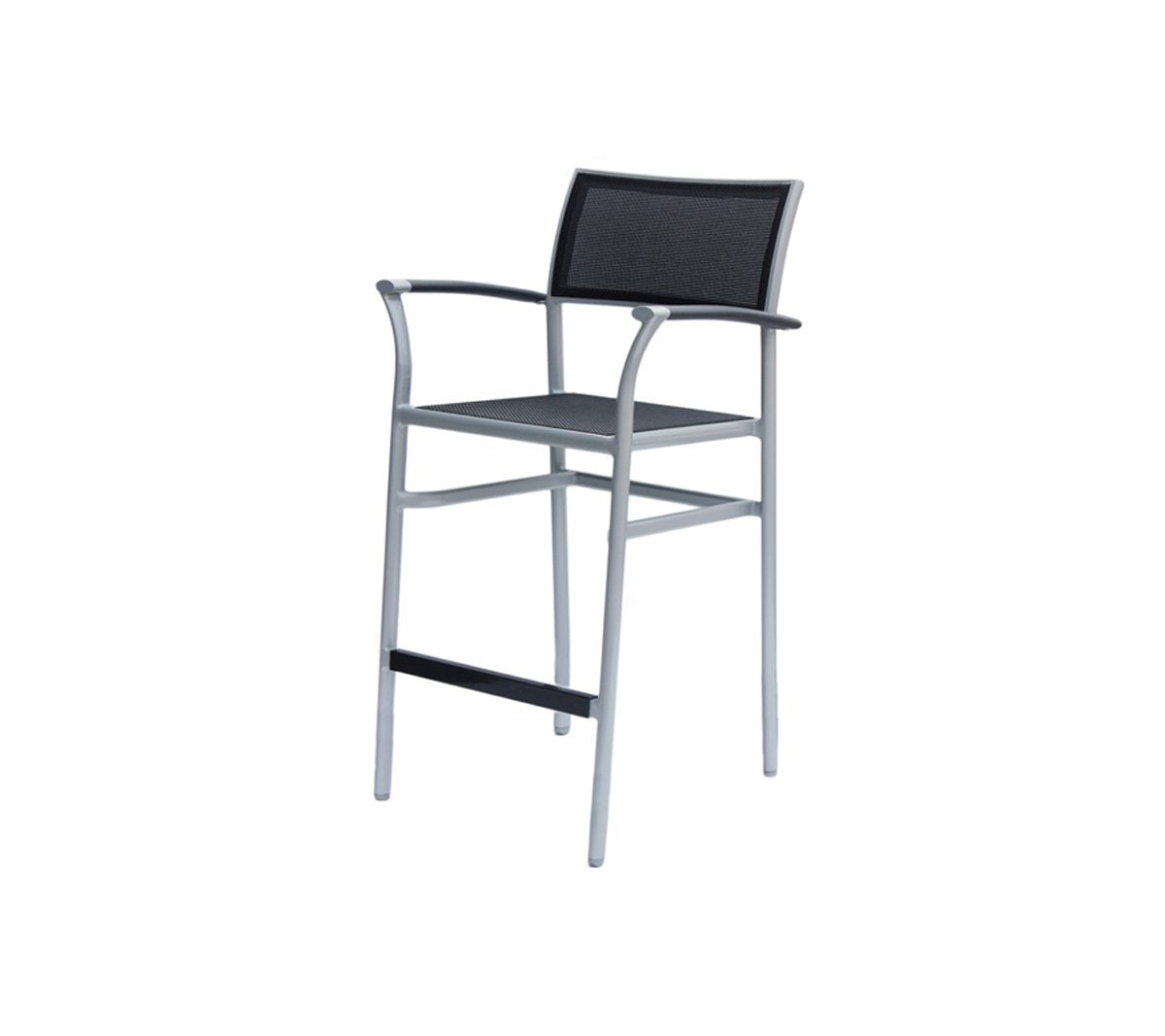Ratana New Roma Outdoor (Sling) Bar Chair w/Arm (Stackable)