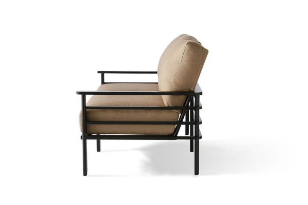Mallin Sarasota Outdoor Loveseat from the side