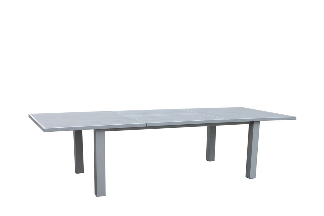 Ratana Mezo Extendable Table w/Aluminum Slat Top