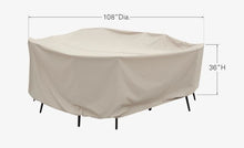 Load image into Gallery viewer, Treasure Garden Round/Square Dining Set Protective Cover